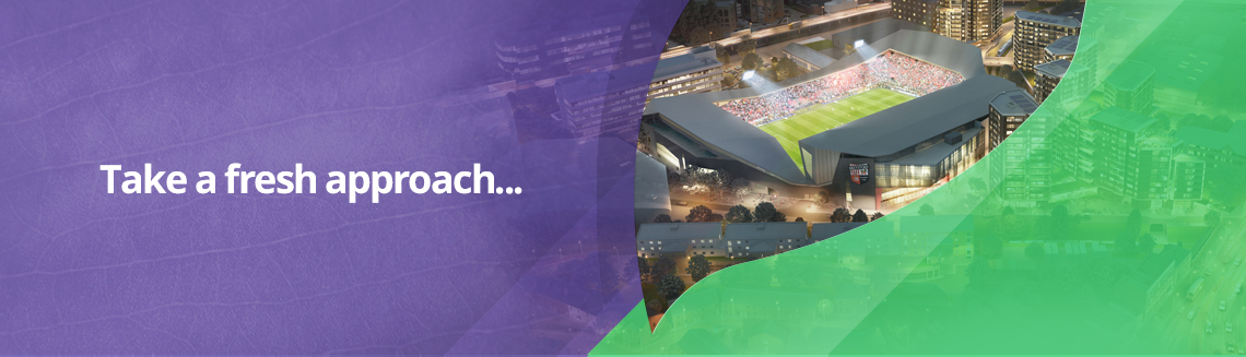 Artist's impression of the new Brentford Stadium